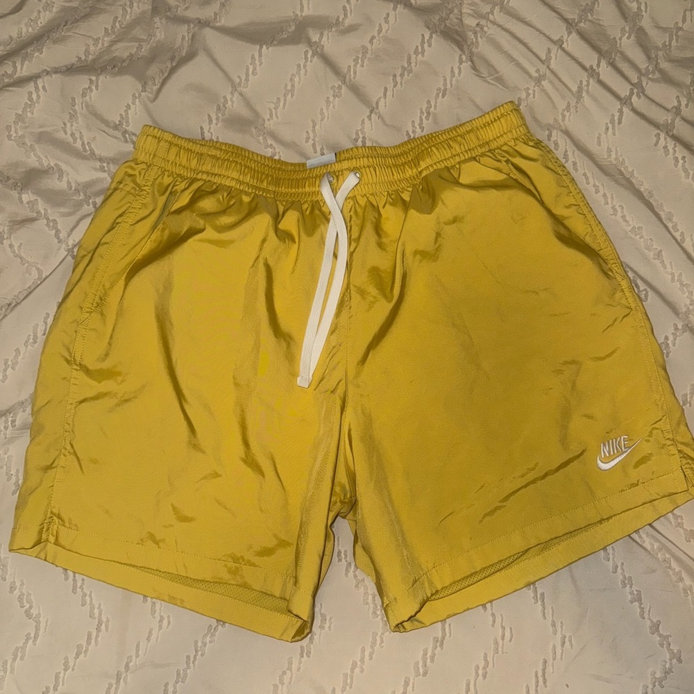 Nike Golden Yellow Swim Shorts